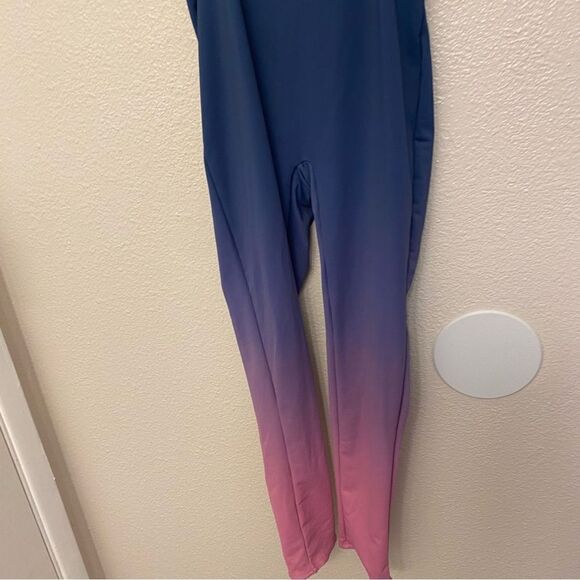 WEISSMAN Elite Dance Costume unitard jumpsuit pink ombre LAST LIGHT PL11771 XSA - Picture 7 of 13